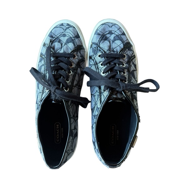 Coach Women's Kalyn Monogram Sneakers - Picture 5 of 10